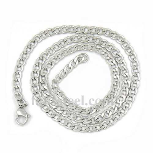 FSCH00W67 twist oval link chain necklace - Click Image to Close